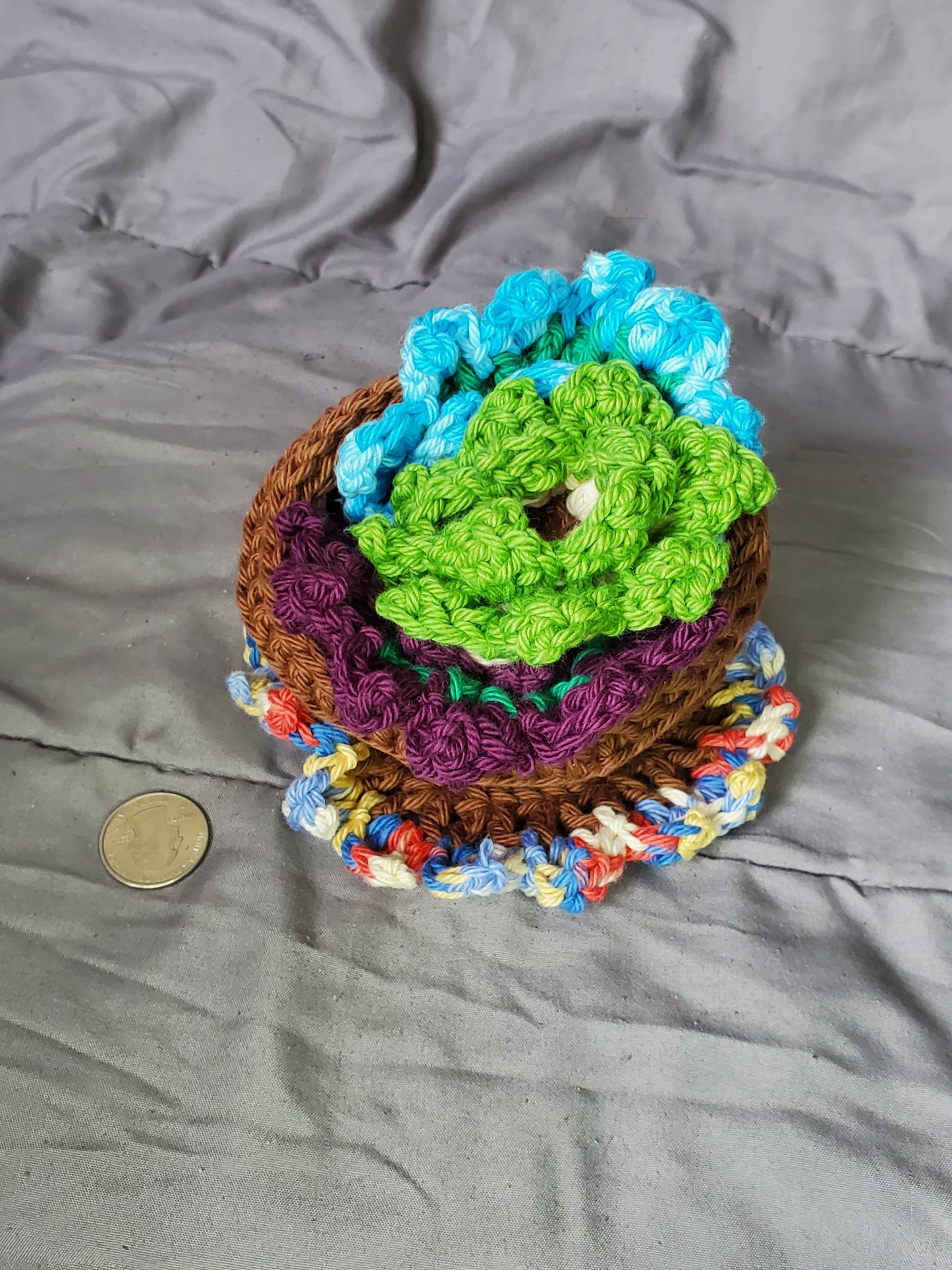 Flower Pot Coaster Set